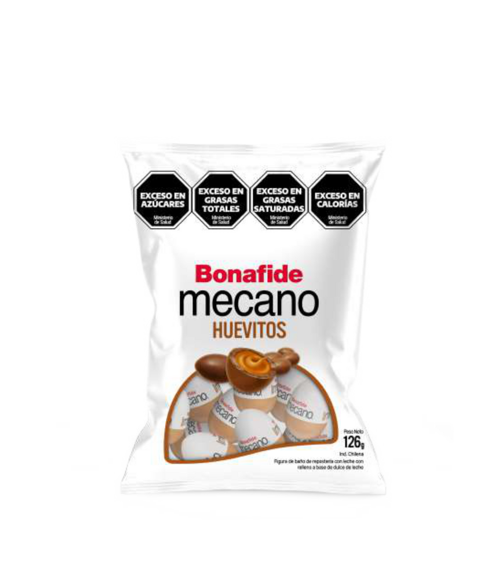 BONAFIDE BOLSA HUEVO MECANO LECHE x 126 GR