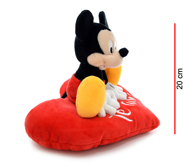 MICKEY 20 CM SOBRE CORAZON