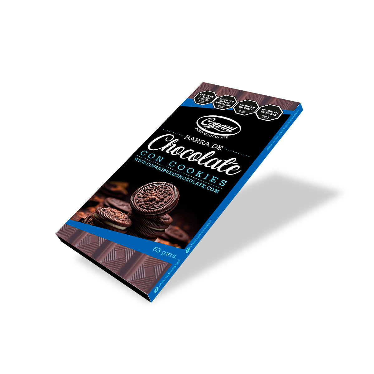 Tableta de Chocolate con Cookies