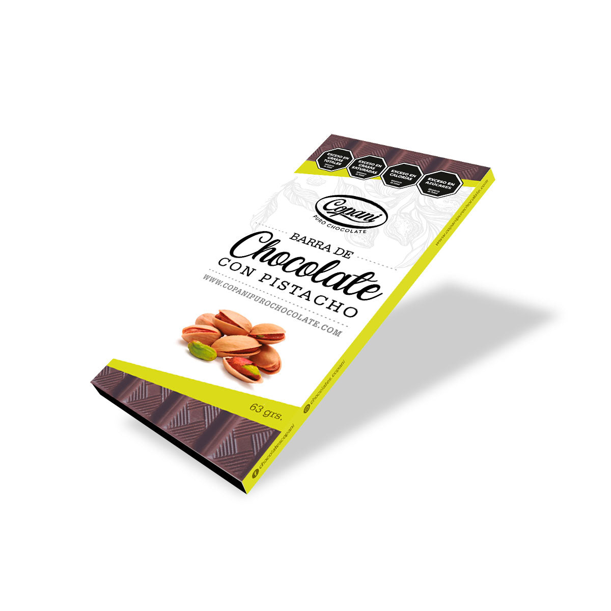 Tableta de Chocolate con Pistacho
