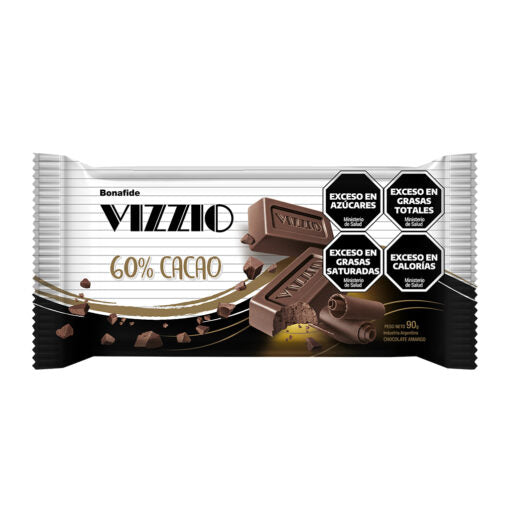 Tableta Vizzio 60% Cacao x 90 GR