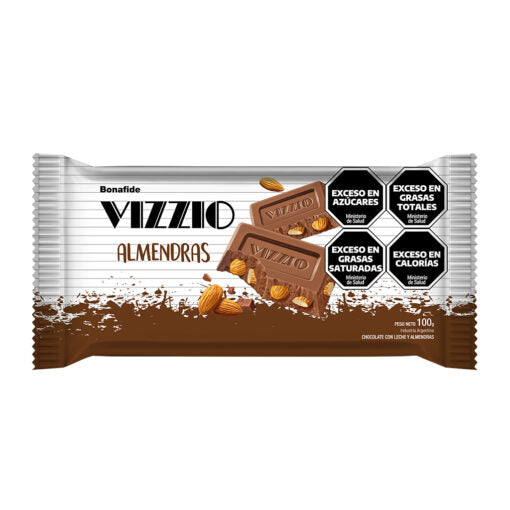 Tableta Vizzio Almendras x 100 GR– Bonafide